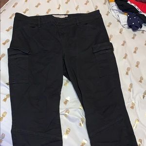 Plus Size Black Cargo Pants (Size 18)